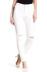 Nanette Lepore white high waisted Gramercy skinny sz 10