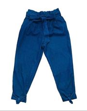 Hot & Delicious Dark Denim High Rise Capri Denim