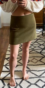 Olive Mini Skirt