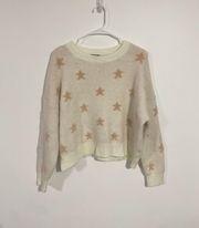 Poppy & Stella Cropped Star Sweater