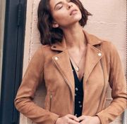 Abercrombie & Fitch Vegan Leather Moto Jacket