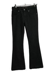 DL 1961 Womens Joy High Rise Flare Black Jeans Stretch  Size 26