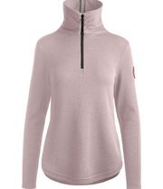 Canada Goose Fairhaven 1/4-Zip Sweater in Lucent Rose