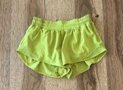 Lululemon Green Hotty Hot Shorts