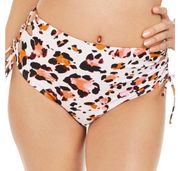 Hula Honey Leopard high waist bikini swim bottom