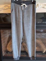 Reverse Fleece Gray Joggers Soft Comfy Sweatpants Womens Medium