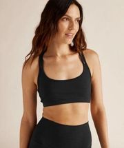 Beyond yoga Heather Rib Criss Cross HR8224 black bra