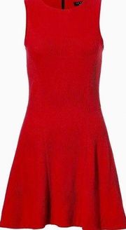 Rag and Bone Red Textured Geneva Dress - Excellent Condition