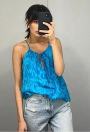 / Revolve Mazzy Drawstring Loose Tank in Antique Turquoise
