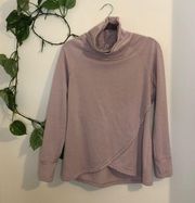 Apana Yoga Pullover Cowl Neck Sweater