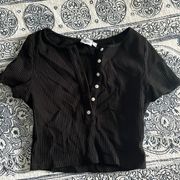 Princess Polly Black shirt size S