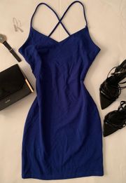 Royal Blue Mini Dress