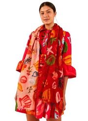 FARM Rio Mixed Fruits Ocean Scarf