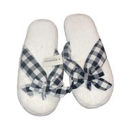 Gingham Check Flip Flop Slippers