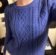 Blue Knit Sweater