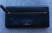 Cole Haan Black Envelope Wallet Full Bill Size