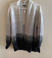 NWT  Grey Striped Cardigan