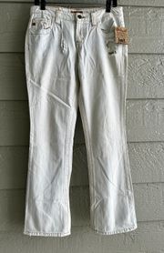 . Women's Lowboy Denim Light Blue Jeans 00/04 Distressed New Sz 7 Y2K