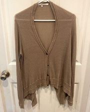 Rachel Rachel Roy Draped Cardigan size L