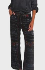 NWT Johnny Was Velvet Pants Small