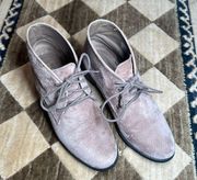 WHITE MOUNTAIN suede booties