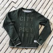 Army green Under Armour sweater