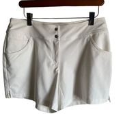 Slazenger White Ladies Golf Shorts Size 6