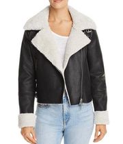 Blank NYC Silent Night Faux Fur Shearling Jacket XS