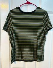 Fitted Striped Tee