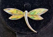 Lia Sophia Multicolored Dragonfly Brooch/Pin. EUC!