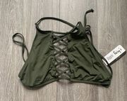 Dippin Daisy’s Olive Green Bikini Top