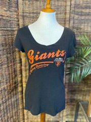 SF Giants Spring Training Arizona V-Neck Womens T-Shirt M