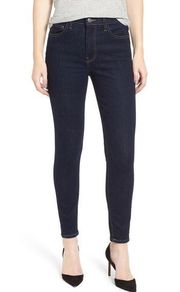 Current Elliott The Stiletto High Waist Ankle Skinny Jeans Dark Wash 26