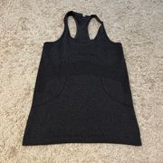 Lululemon Dark Grey Swiftly Tank Size 8