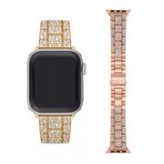 Apple Watch® Pavé Crystal Stainless Steel Bracelet, Rose Gold $225