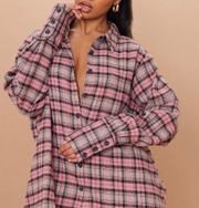 Pretty Little Thing  pink flannel