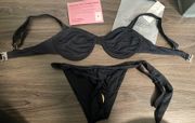 Black bikini set