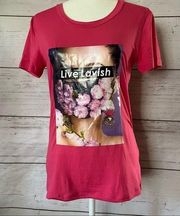 Live Lavish tee