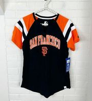 NWT Starter San Francisco Giants Baseball Short Sleeve Top Size L