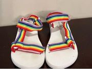 Sole Mates Rainbow Sandals size 8