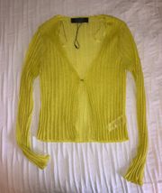 Yellow Long Sleeve Blouse