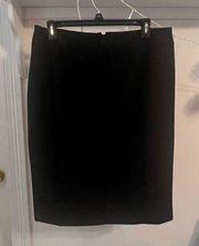 NWT Calvin Klein Minimalist Black Pencil Skirt