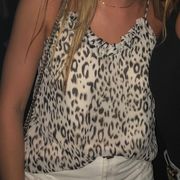 Leopard print tank top