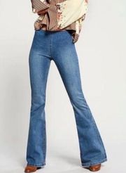 Free People  Pull On Jean Flares Size 26