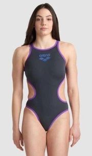 NWT - Arena - Big Logo One Piece - 38