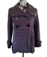 Steve Madden  Winter Wool Double Breasted Peacoat Preppy Coat Everyday Ski