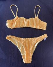 Zaful Yellow Bikini Set