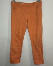 Pilcro & The Letterpress Hyphen Orange Bohemian Y2K Straight Leg Women 30 Jean