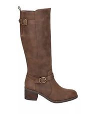 Bella Vita Baina Block Heel Tall Boots, Brow Size 11M New in Box Retail $110