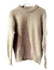 Vintage Women’s Knit Sweater Oatmeal Sz Lg SEARS / FIELDMASTER Fall Sweater-Warm